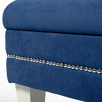 Мягкая банкетка с зоной для хранения Casket Blue варинант исполнения - 3 | Loft Concept в Брянске