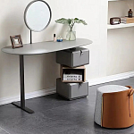 Консоль с зеркалом и  3-мя вращающимися ящиками Eloida варинант исполнения - 5 | Loft Concept в Брянске