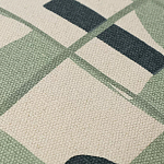 Подушка декоративная зеленого цвета с геометрическим рисунком Divine Abstractions варинант исполнения - 2 | Loft Concept в Брянске