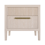 Прикроватная Тумбочка Primo с двумя ящиками Светлый дуб варинант исполнения - 7 | Loft Concept в Брянске