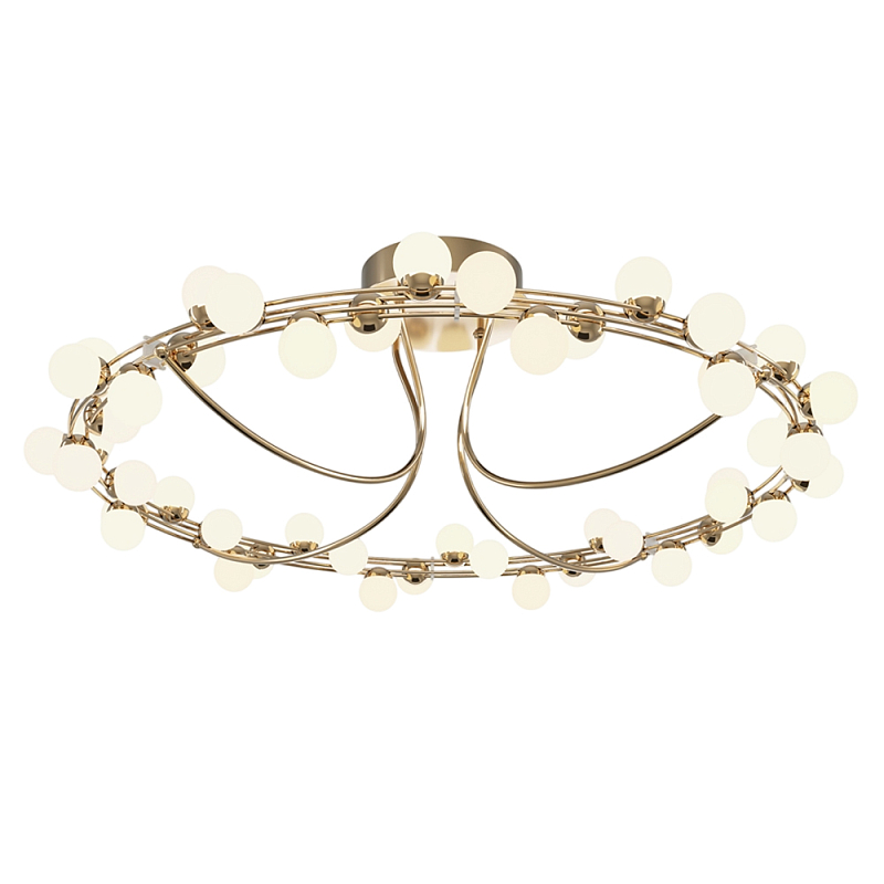 Потолочный светильник Tessara 3000К 72Вт Золотой Белый в Брянске | Loft Concept 