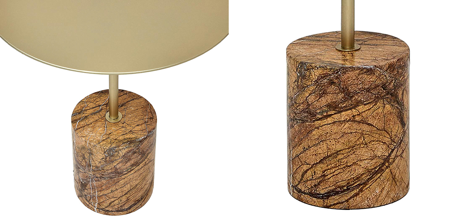 Приставной стол Thabi Light Brown Side table Приставной стол Thabi Light Brown Side table - Loft-Concept в Брянске