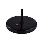 Настольная лампа черного цвета с круглым основанием и длинным прямым плафоном Trumpet tube варинант исполнения - 3 | Loft Concept в Брянске