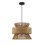 Подвесной светильник с абажуром из натуральных материалов Light Inside the Cell варинант исполнения - 3 | Loft Concept в Брянске