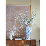 Ваза фарфоровая высокая с синими цветочными мотивами Independence варинант исполнения - 4 | Loft Concept в Брянске