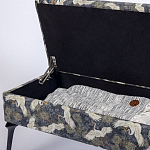 Банкетка с принтом из журавлей Crane варинант исполнения - 5 | Loft Concept в Брянске