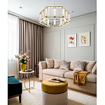 Люстра в форме шестиугольника с хрустальным декором Agace Crystal Chandelier варинант исполнения - 2 | Loft Concept в Брянске