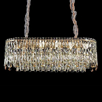 Люстра овальная с хрустальными подвесками Roul Crystal Light варинант исполнения - 2 | Loft Concept в Брянске