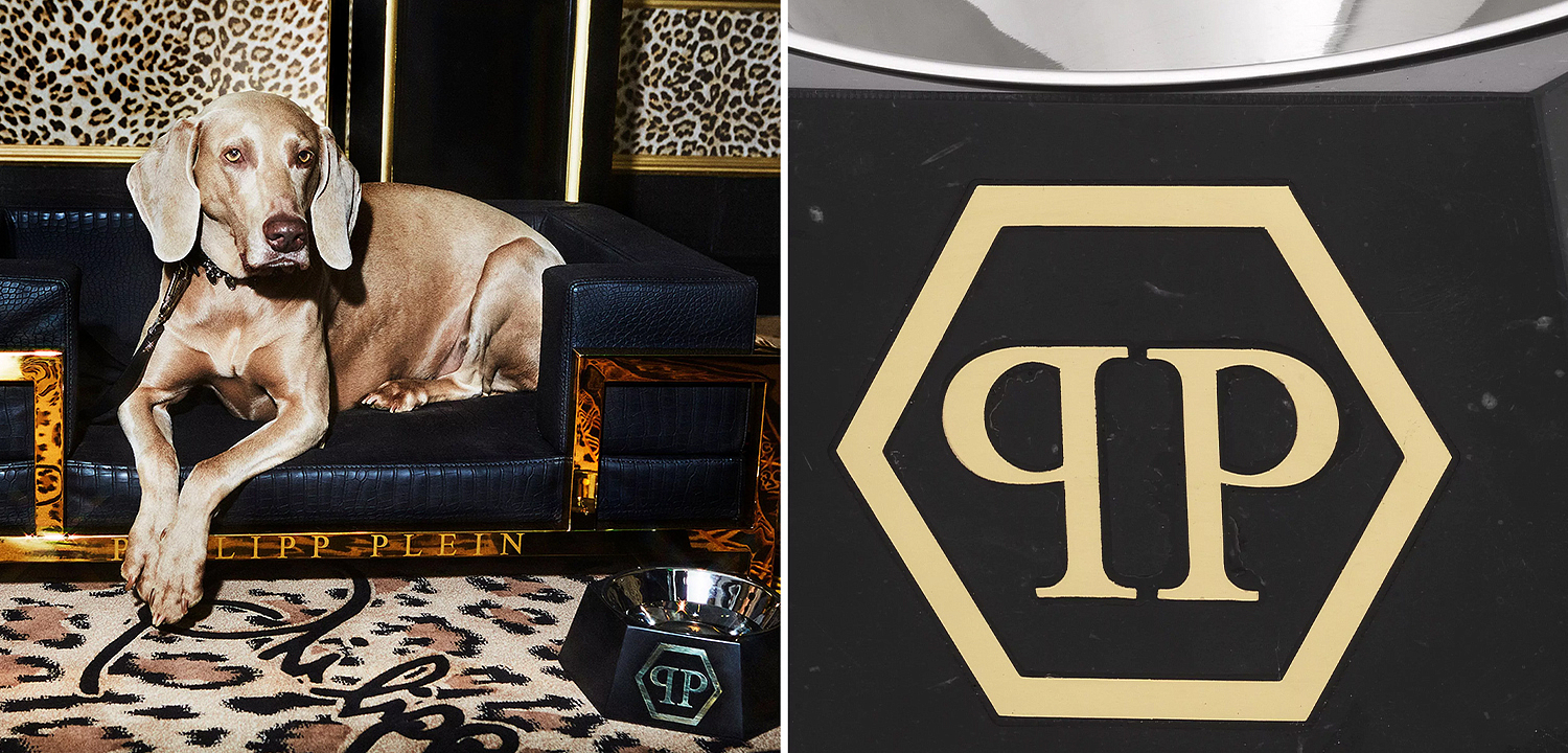 Миска для корма Philipp Plein Dog Food bowl Nice XL Black Миска для корма Philipp Plein Dog Food bowl Nice XL Black - Loft-Concept в Брянске