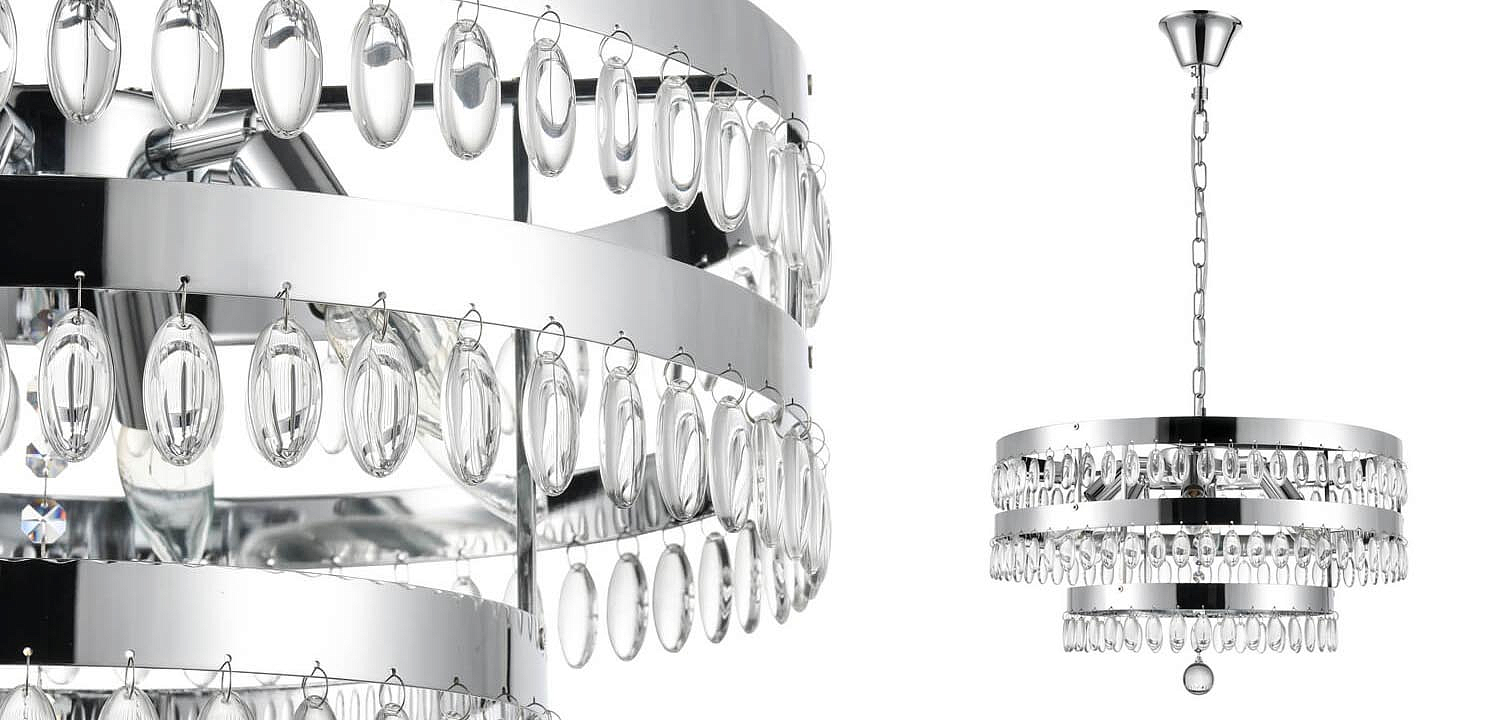 Люстра Oberon Chandelier chrome 50 Люстра Oberon Chandelier chrome 50 - Loft-Concept в Брянске