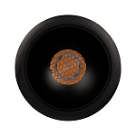 Встраиваемый спот светодиодный круглый черного цвета с углублением Ombra Lux  варинант исполнения - 2 | Loft Concept в Брянске