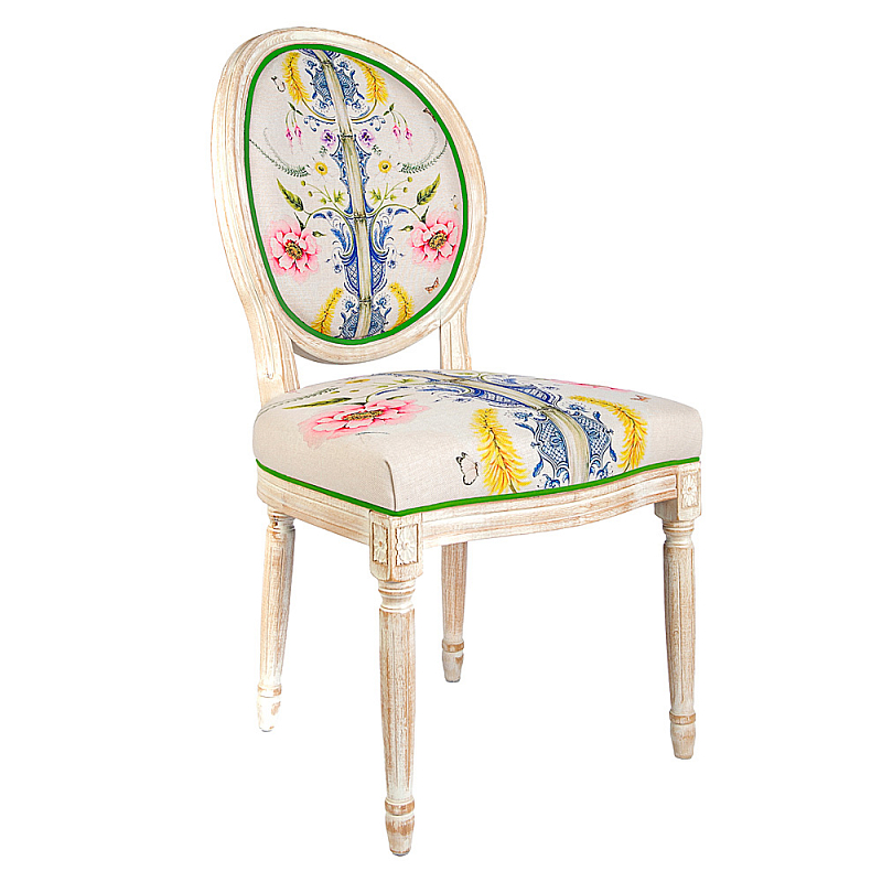 Стул Flower Waltz Stool Бежевый Мульти Стул Flower Waltz Stool Бежевый Мульти в Брянске | Loft Concept