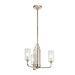  Люстра с прозрачными рифлеными цилиндрическими плафонами Kichler варинант исполнения - 9 | Loft Concept в Брянске