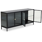 Сервант четырехдверный с рифленым стеклом The Keeper варинант исполнения - 2 | Loft Concept в Брянске