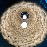 Вязаный подвесной светильник из шерсти Dome Wool Lamp  варинант исполнения - 5 | Loft Concept в Брянске