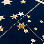 Обои с вышивкой ручной работы Cosmos Original colourway on velvet варинант исполнения - 4 | Loft Concept в Брянске