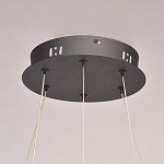 Люстра с двумя кольцами черного цвета с хрустальными элементами QUARTZ CRYSTAL варинант исполнения - 15 | Loft Concept в Брянске