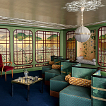 Обои ручная роспись The Plain of Musashi Original colourway on painted Xuan paper with gold ombre варинант исполнения - 1 | Loft Concept в Брянске