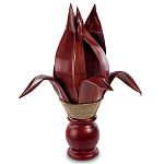 Настольная лампа красная INDONESIAN LAMPS варинант исполнения - 1 | Loft Concept в Брянске