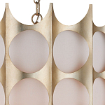 Подвесной светильник в форме цилиндра с фактурным серебряным каркасом и тканевым абажуром Silver Honeycomb варинант исполнения - 2 | Loft Concept в Брянске