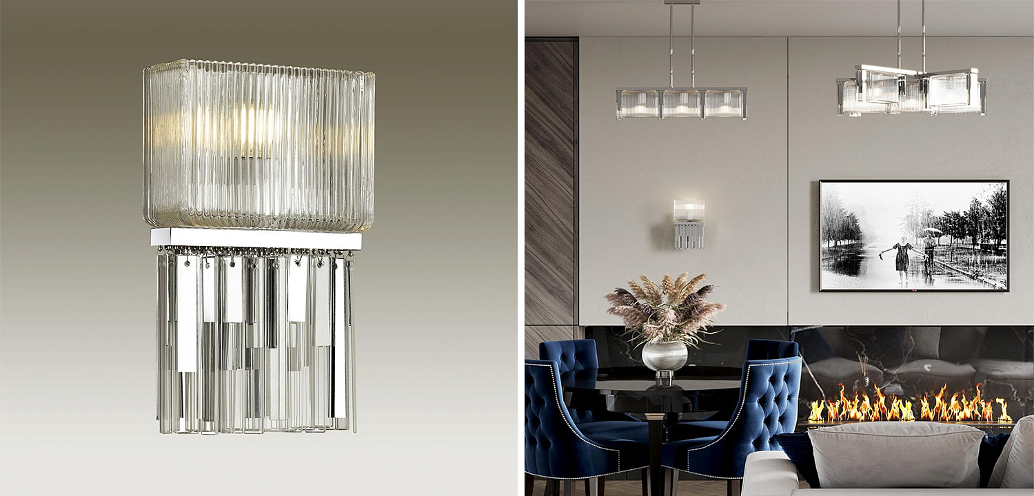 Бра Madelen Chrome Wall Lamp Бра Madelen Chrome Wall Lamp - Loft-Concept в Брянске