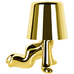Настольная лампа фигурная цвета золото с гладким абажуром Высота 17 см Sophia варинант исполнения - 4 | Loft Concept в Брянске