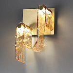 Бра волнистой формы из фактурного стекла Wave варинант исполнения - 7 | Loft Concept в Брянске