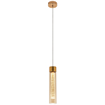 Подвесной светильник золото Sparkling Bubbles Tube Gold Amber Hanging Lamp варинант исполнения - 2 | Loft Concept в Брянске