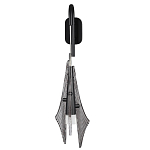 Бра черного цвета с плафоном из рельефного стекла Glass Pod варинант исполнения - 7 | Loft Concept в Брянске