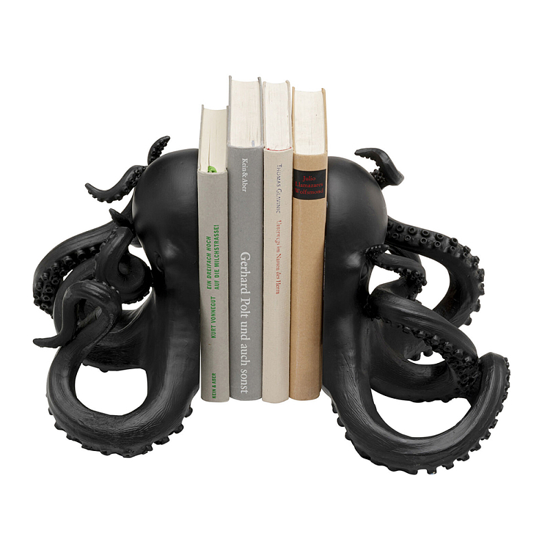 Держатель для книг Черный Осьминог Черный в Брянске | Loft Concept 
