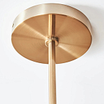 Люстра линейная с 2-мя белыми плиссированными тканевыми абажурами Combination варинант исполнения - 1 | Loft Concept в Брянске