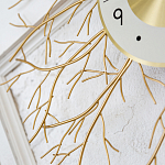 Часы настенные из металла золотые с белым циферблатом Current Time варинант исполнения - 3 | Loft Concept в Брянске