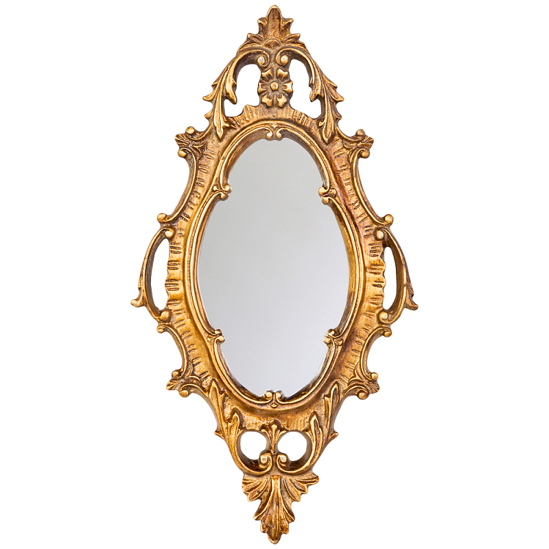 Зеркало настенное в ажурной раме бронзового цвета Classic Ornament Mirror Бронза Зеркало Зеркало настенное в ажурной раме бронзового цвета Classic Ornament Mirror Бронза Зеркало в Брянске | Loft Concept