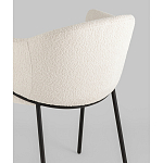 Стул Brace букле белый варинант исполнения - 3 | Loft Concept в Брянске