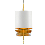 Люстра прямоугольная с белыми цилиндрическими абажурами White Ribbon варинант исполнения - 1 | Loft Concept в Брянске