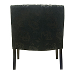 Полукресло с мягкой обивкой из жаккарда на 4-х ножках из массива березы Baroque Armchair black варинант исполнения - 2 | Loft Concept в Брянске