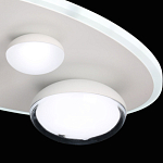 Потолочный светильник овальной формы белого цвета с 4-мя лампами Lunar Pebbles варинант исполнения - 8 | Loft Concept в Брянске