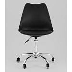 Офисный стул на металлическом основании EGGERY Black пластик варинант исполнения - 5 | Loft Concept в Брянске