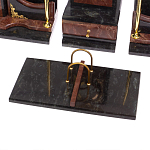 Настольный письменный набор из лемезита и змеевика с декором в виде Орла в подарочной упаковке Successful Leader варинант исполнения - 4 | Loft Concept в Брянске