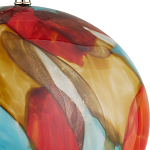 Настольная лампа разноцветная с овальным тканевым абажуром Abstraction варинант исполнения - 1 | Loft Concept в Брянске