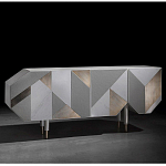 Комод с фасадом из геометрических фигур Coleccion Alexandra варинант исполнения - 2 | Loft Concept в Брянске
