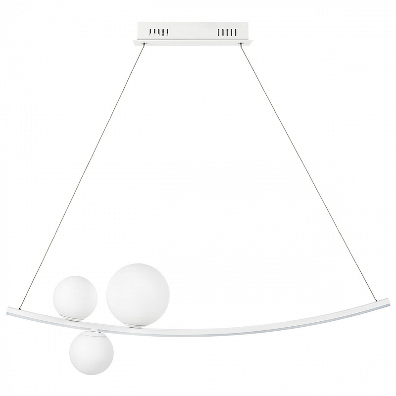 Люстра Galla Bubbles Arc Белый Люстра Galla Bubbles Arc Белый в Брянске | Loft Concept