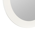 Зеркало в круглой фактурной раме Mirror Modern Texture белое варинант исполнения - 2 | Loft Concept в Брянске