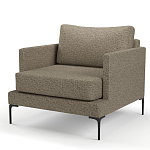 Мебельная ткань Шенилл коричневый цвет 138 см T4-28 варинант исполнения - 7 | Loft Concept в Брянске