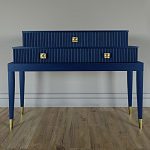 Премиальная Консоль с тремя ящиками Elsa Dreams Blue варинант исполнения - 3 | Loft Concept в Брянске