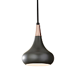  Подвесной светильник с каплевидным плафоном темного цвета Feiss варинант исполнения - 1 | Loft Concept в Брянске