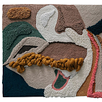 Тканый вручную текстильный гобелен Orchid варинант исполнения - 3 | Loft Concept в Брянске