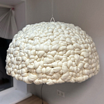 Вязаный подвесной светильник из шерсти Dome Wool Lamp  варинант исполнения - 2 | Loft Concept в Брянске