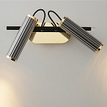 Бра с двумя цилиндрическими плафонами на магнитном креплении Bronze Concert варинант исполнения - 2 | Loft Concept в Брянске