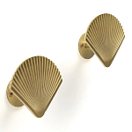 Комплект из 2-х настенных крючков из металла Shell Wall Hooks варинант исполнения - 1 | Loft Concept в Брянске